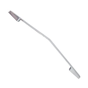 BEYAZ POLİMER KULP KROM AYAK  GÜLLÜ 128 MM / 5 ADET
