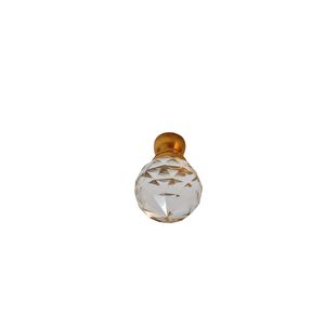 Kristal Tekli gold Ayak 10 mm Kulp / 6 ADET