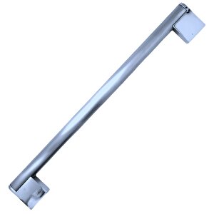 BEYAZ PORSELEN KULP KROM AYAK SARI ÇİÇEKLİ 128 MM / 5 ADET