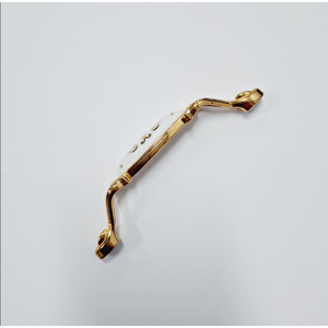 MİRAY 96 mm Metal Gold  porselen motif  desenli / 5 ADET