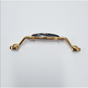 MİRAY 128 mm Metal Gold siyah desenli / 5 ADET