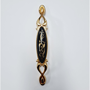 MİRAY 128 mm Metal Gold siyah desenli / 5 ADET