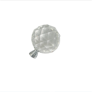 Kristal Tekli Krom Ayak 40 mm Kulp / 5 ADET