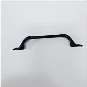 ZÜMRE 96 mm Metal siyah Kasa Beyaz  porselen  / 5 ADET