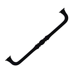 Miray 128 mm Metal Krem Kasa Beyaz Mavi Çiçek Desenli  / 5 ADET