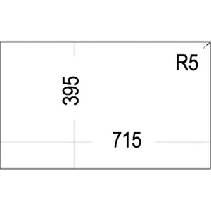 Teka Square 72.40 Tg Si̇yah Grani̇t Mutfak Evyesi̇