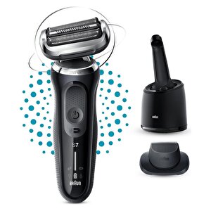 Yeni Seri 7 N7200cc Kablosuz Tıraş Makinesi, Smartcare, Autosense, 360° Flex, Islak & Kuru