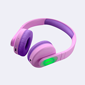 Çocuklar İçin Bluetooth Kulak Üstü Kulaklık , Işıklı , Ebeveyn Denetimli, TAK4206PK/00
