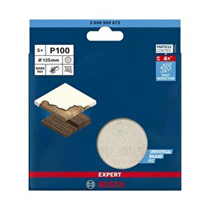 Bosch M480 125 Mm 100 Kum Elek Telli Ağ Zımpara 2608900672