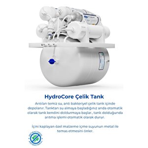 Su Arıtma Cihazı 13 Aşamalı Multimineral Ve Detoks Filtreli 8 Lt Çelik Tanklı (DNP13-M-S)