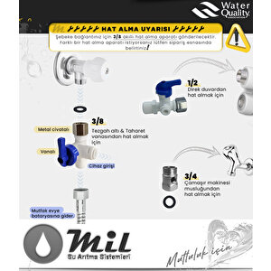 Su Arıtma Cihazı 13 Aşamalı Multimineral Ve Detoks Filtreli 8 Lt Çelik Tanklı (DNP13-M-S)