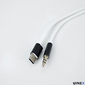 Jh30 Type-c To 3.5mm Aux Ses Kablosu Beyaz