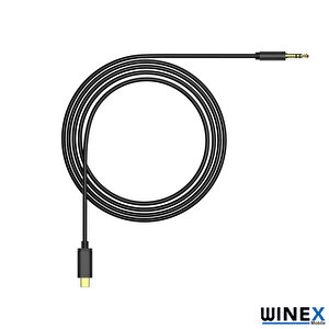 Jh30 Type-c To 3.5mm Aux Ses Kablosu Siyah