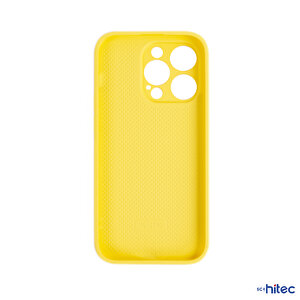 Schitec Deluxe İphone 14 Pro Max Mat Kılıf Sarı