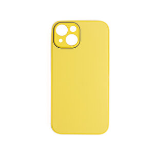 Schitec Deluxe İphone 14 Plus Mat Kılıf Sarı