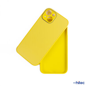 Schitec Deluxe İphone 14 Plus Mat Kılıf Sarı