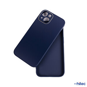 Schitec Deluxe İphone 14 Mat Kılıf Lacivert