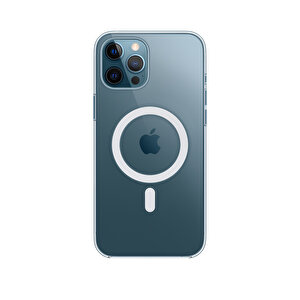 Schitec İphone 12 Pro Max Magsafe Özellikli Şeffaf Kılıf