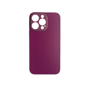 Schitec Deluxe İphone 13 Pro Max Mat Kılıf Mor