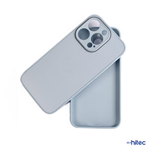 Schitec Deluxe İphone 14 Pro Mat Kılıf Buz Mavisi