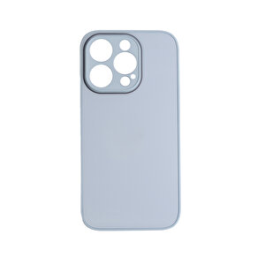 Schitec Deluxe İphone 13 Pro Max Mat Kılıf Buz Mavisi