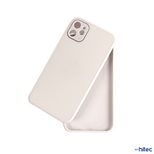 Schitec Deluxe İphone 12 Mat Kılıf Beyaz