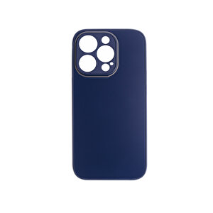 Schitec Deluxe İphone 13 Pro Max Mat Kılıf Lacivert