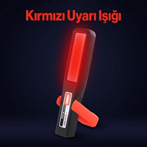 Şarjlı El Feneri Kamp Lambası Işıldak Fener Mıknatıslı 3 Modlu Çalışma Lambası