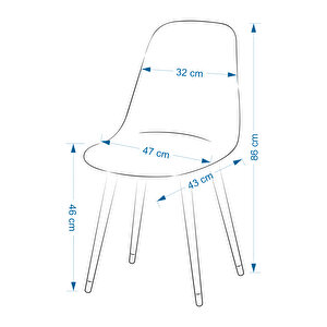 Vilinze Eames Beyaz Ahşap Ayak Plastik Beyaz Sandalye