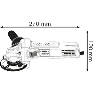 Professional Gws 750-115 Mm Avuç Taşlama Makinesi - 0601394000