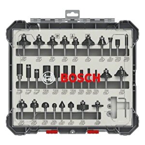 Pro Freze Seti 30 Parça Karışık 6 Mm Şaftlı