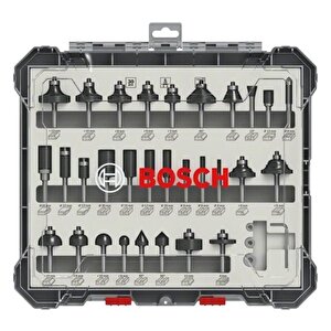 Freze Ucu Seti Karışık Şaftlı 8mm 30 Lu Set
