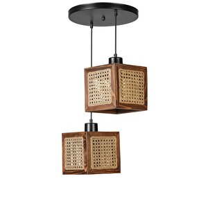 Kumsal 2 Li̇ Tepsi̇li̇ Cevi̇z Rattan Avi̇ze