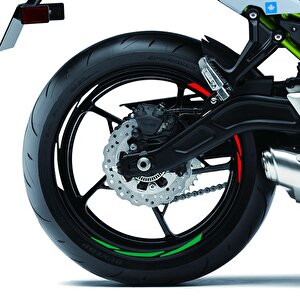Italy Design Yeşil Beyaz Kırmızı İtalyan Jant Şeridi Sticker Çınar Extreme