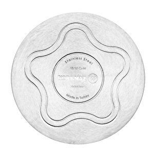 A1077 Tombik Kısa Tencere 24x8 cm 3,6 Lt