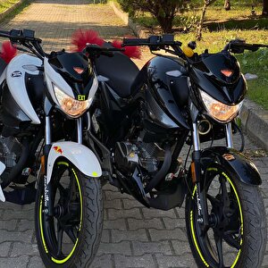4 Parçalı Kesikli Tasarımlı Floresan Sarı Jant Şeridi Sticker Çınar Extreme