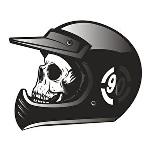 Skull Rider Sticker Çınar Extreme