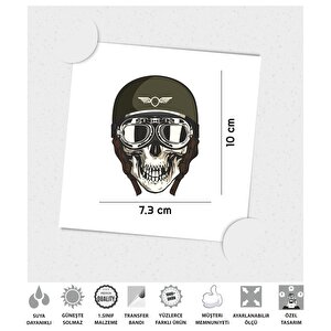 Airborne Skull Sticker Çınar Extreme