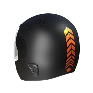 Moto Rider 4'lü Sticker Seti Alev Turuncu İç Dış Jant Şeridi Kask Ve Çamurluk Çınar Extreme
