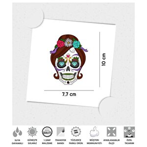 Diamond Tattoo Skull Girl Sticker Çınar Extreme