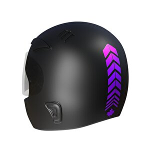 Moto Rider 4'lü Sticker Seti Patlıcan Moru İç Dış Jant Şeridi Kask Ve Çamurluk Çınar Extreme