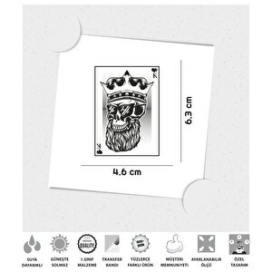 Skull King Card Sticker Çınar Extreme