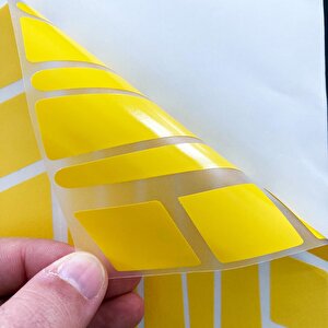 Şerit Tasarımlı Taksi Sarısı Motosiklet Kask Sticker Çınar Extreme