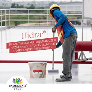 Pamukkale Hidra Elyaflı Likit Su Yalıtım Boyası 2.5 Lt Beyaz