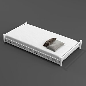 Argimo Kamelya Yavrulu Daybed Sedir Beyaz Karyola 90x190