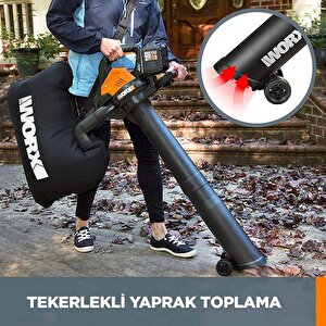 Worx Wg583e 40volt 4.0ah. Li-ion Kömürsüz Profesyonel Yaprak Toplama Ve Üfleme
