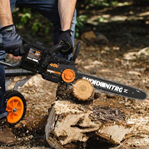 Worx Wg385e 40volt 4.0ah Li-ion 40cm Profesyonel Şarjlı Kömürsüz Zincirli Testere