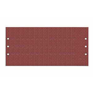 Worx Wa2029 185x95mm 60, 80, 120 Kum, 15 Adet Cırtlı Universal Zımpara Kâğıdı Seti