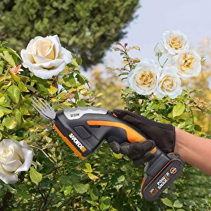Worx Wg801e.5 20volt 2.0ah. Li-ion Şarjlı Profesyonel Avuç İçi Çim Kesme, Çit Budama/çapalama