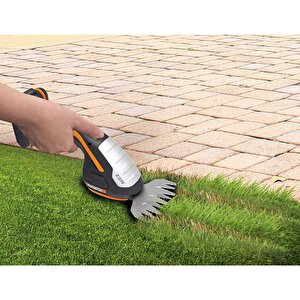 Worx Wg801e.5 20volt 2.0ah. Li-ion Şarjlı Profesyonel Avuç İçi Çim Kesme, Çit Budama/çapalama